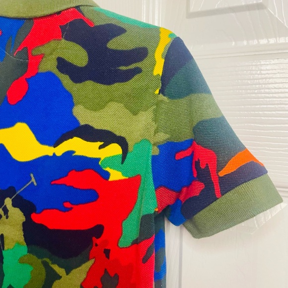Polo by Ralph Lauren Kids Colorful Camouflage Polo Shirt - Picture 8 of 15